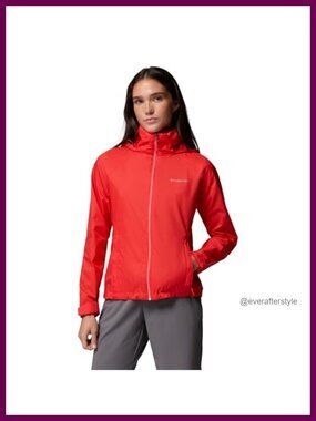 Packable Rain Jacket with Stow-Away Hood